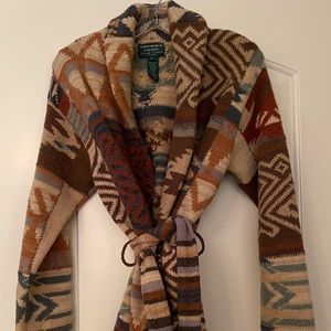 Ralph Lauren Size Medium tie sweater.